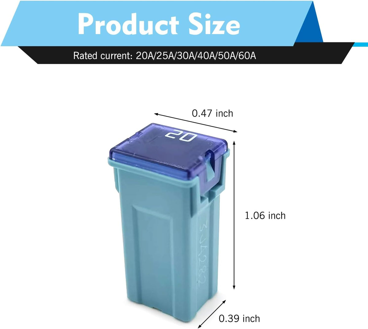 Set 6 Fusibles Micro Cartucho 20A-60A