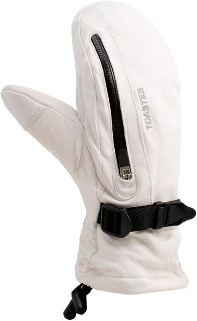 Guantes esquí cuero pantalla táctil hombre forro polar