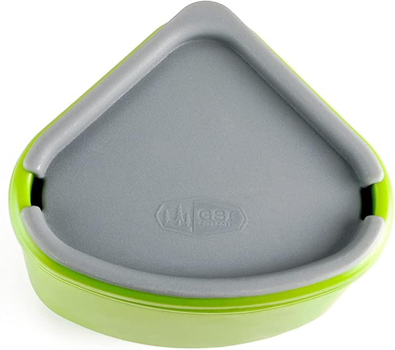 Taza anidable cuenco color verde funda aislante campamento