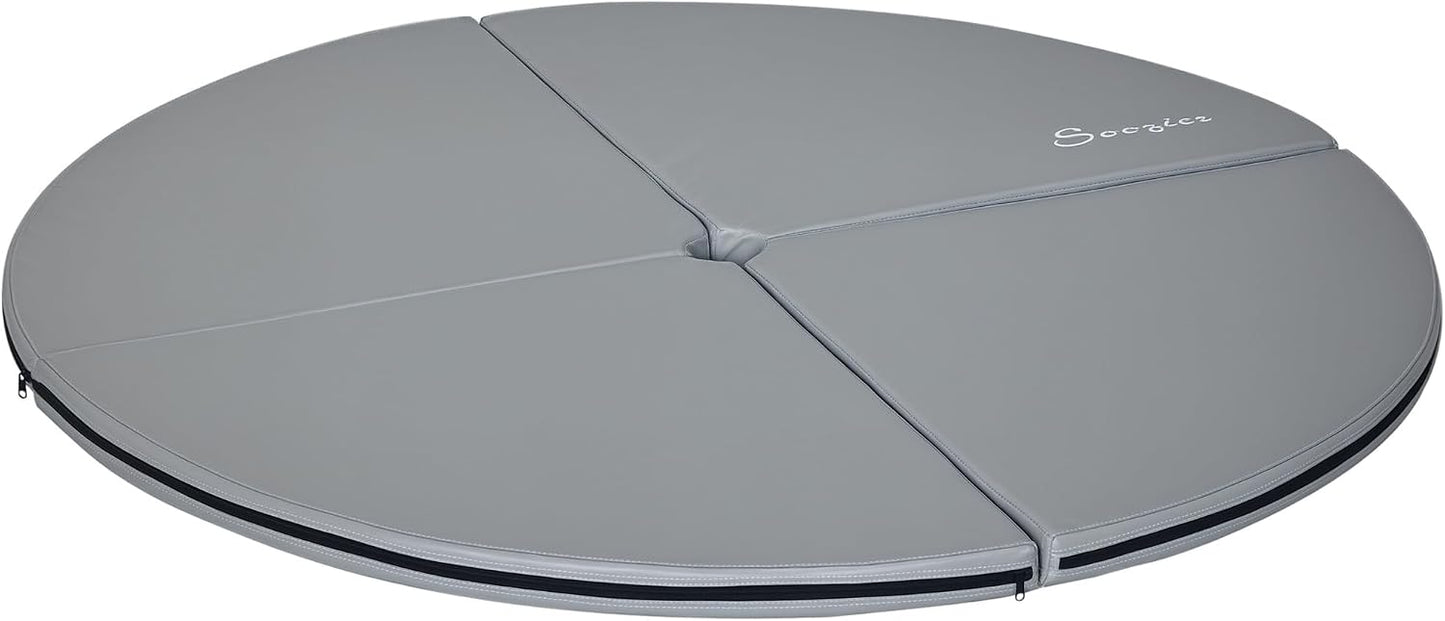 Tapete baile poste 2pulg x5ft plegable hogar ligero