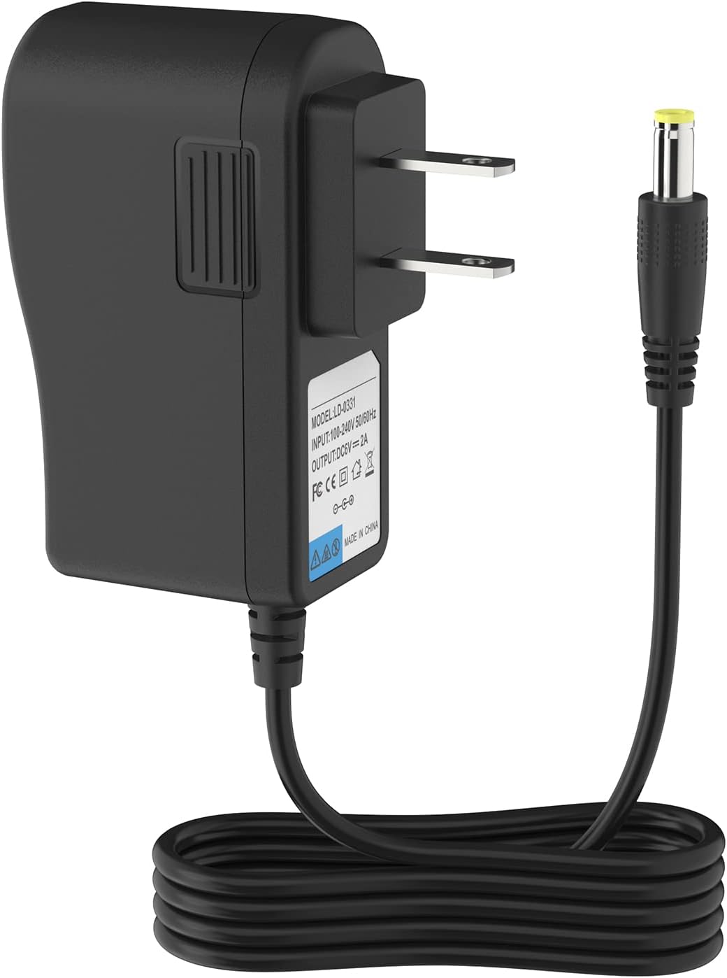 Adaptador CA 6 V para botes basura 2.5-23 gal 6.4 pies