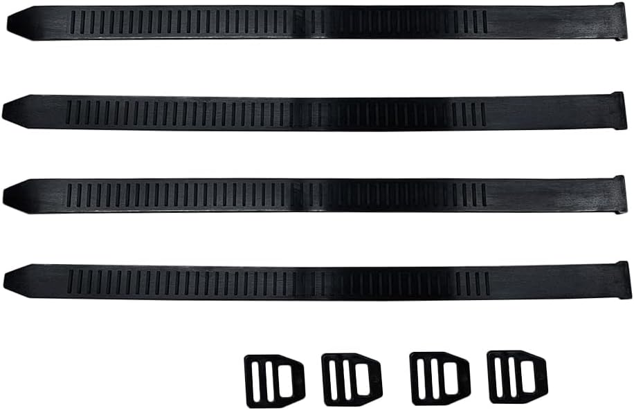 4 Correas Universales para Espejos Remolque con Rotación 360°