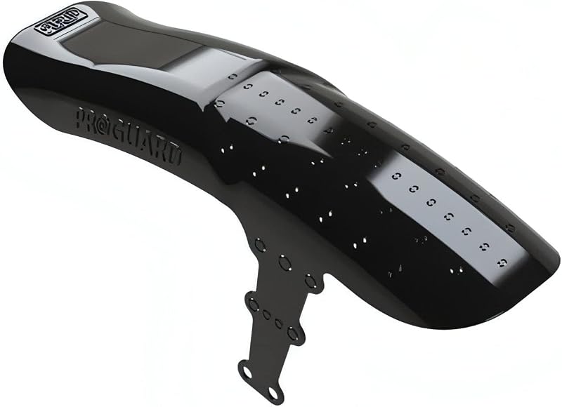 Guardabarros trasero unisex adulto color negro
