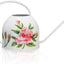 Regadera metal blanco boquilla larga para jardín 1/2gal