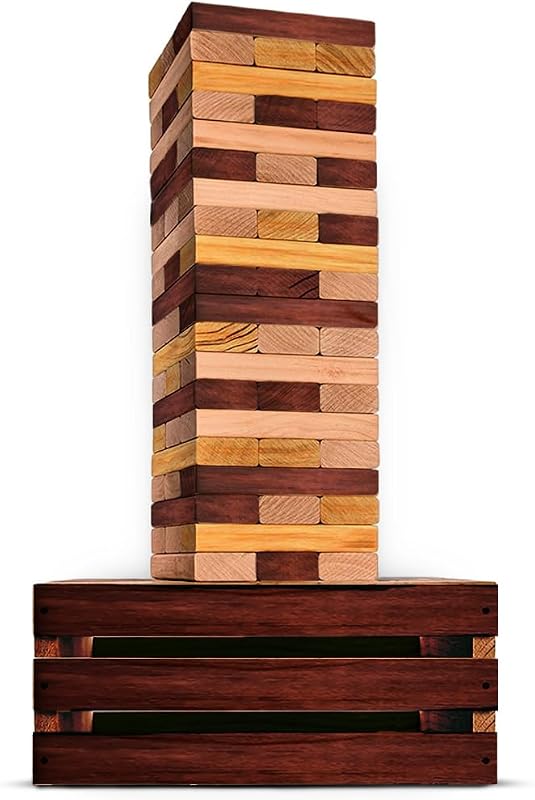 Set torre gigante 60 bloques al aire libre para adultos