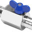 Válvula bola 3/4pulg ss304 para agua gas combustible y riego