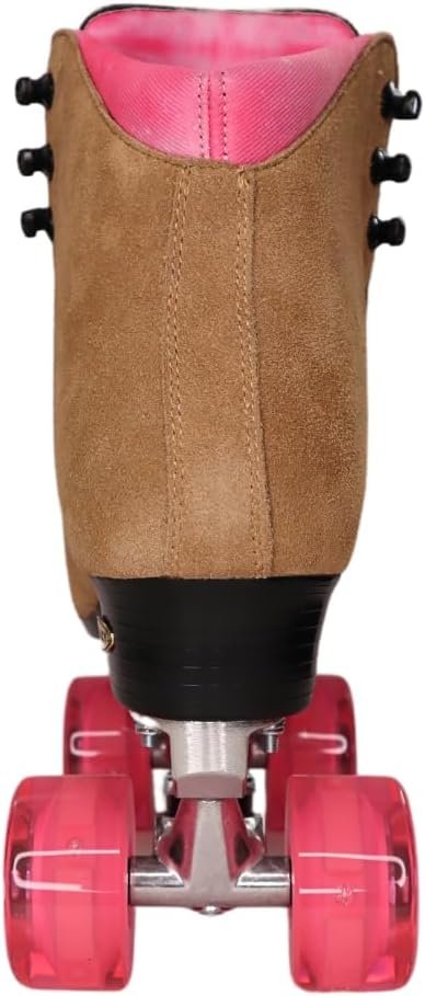 Patines gamuza con luz LED mujer interiores