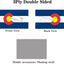 Banderas Colorado 3x5ft doble cara 220D poliéster 100%