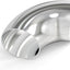Codo acero inox 304 4pulg 90grados para escape automotriz
