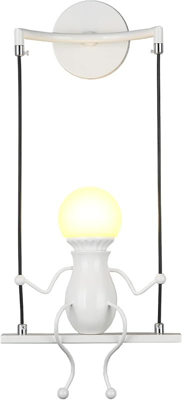 Lámpara pared LED creativa dibujos animados ajustable