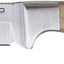 Cuchillo caza deportivo hoja 4pulg satinada virola acero