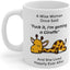 Taza café mujer dueña mascota jirafa 325ml