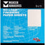 Hojas papel acabado sin carga carburo 9x11 400A 100 pzas