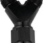 Conector adaptador manguera aluminio negro