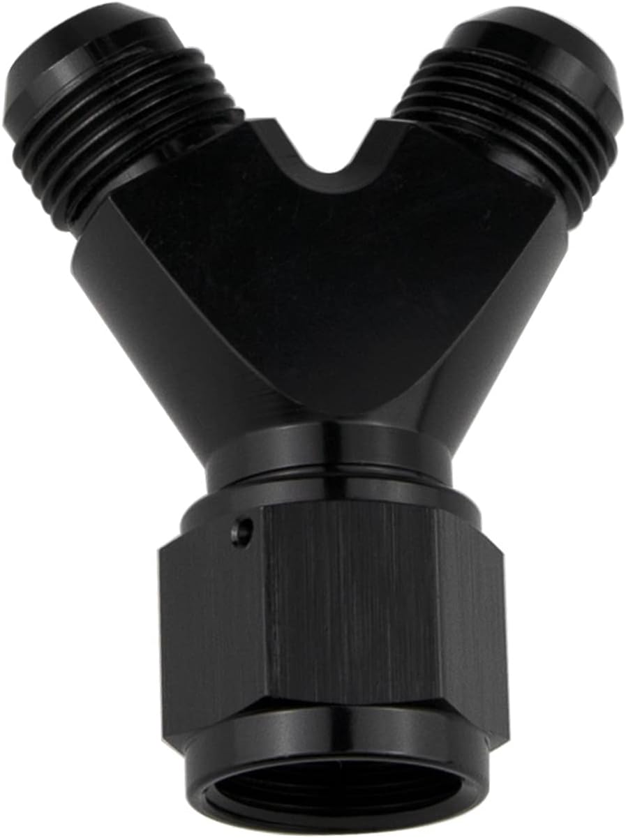 Conector adaptador manguera aluminio negro