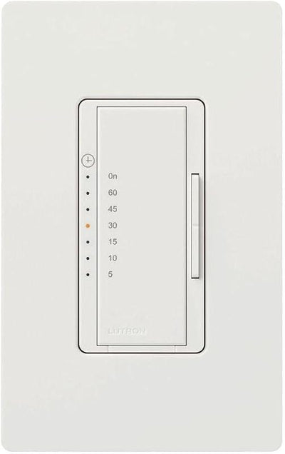 Interruptor temporizador Lutron para ventilador y luces 3A