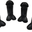 4 Tapones Vástago Válvula Neumático Universal Negro