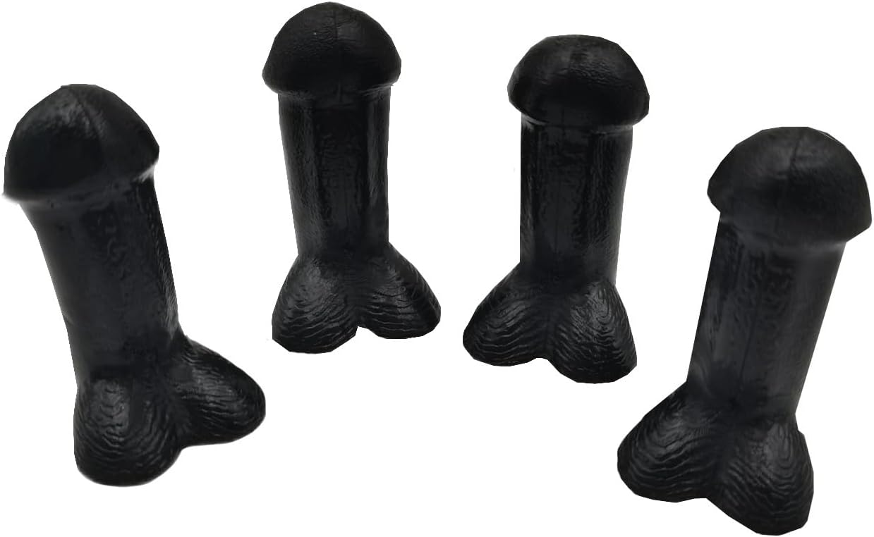 4 Tapones Vástago Válvula Neumático Universal Negro