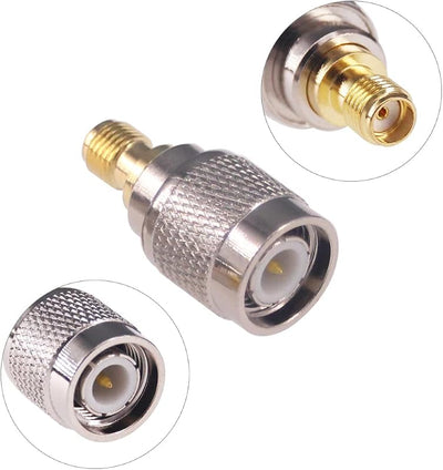 4 Pzas Adaptador TNC macho a SMA hembra RF