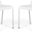 2 Sillas Comedor Metal Blanco Modernas Apilables