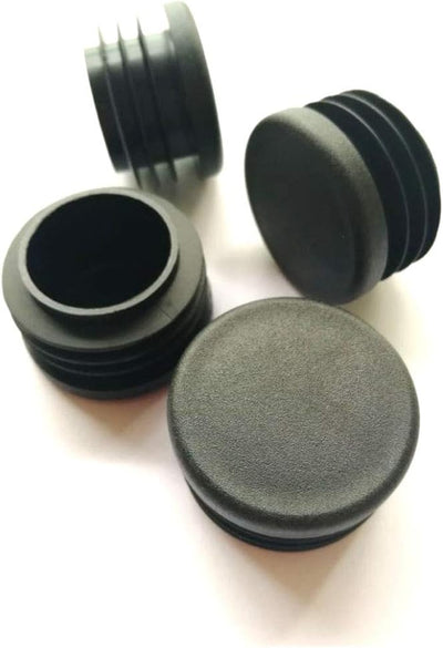 4 Tapones Plástico 1 1/4" para Tubo Redondo Metal