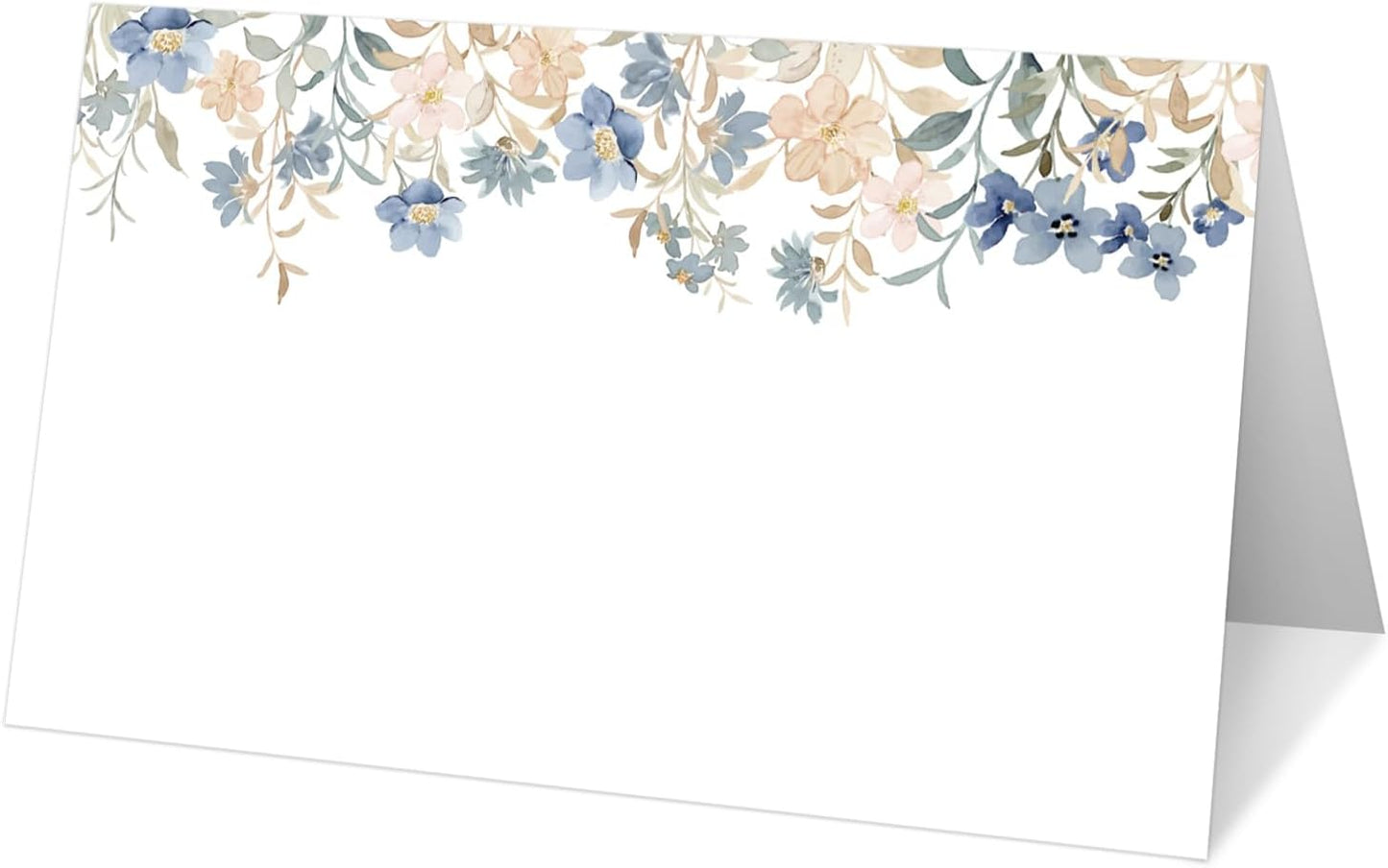 25 Tarjetas Lugar Florales Boda Acuarela Fiesta