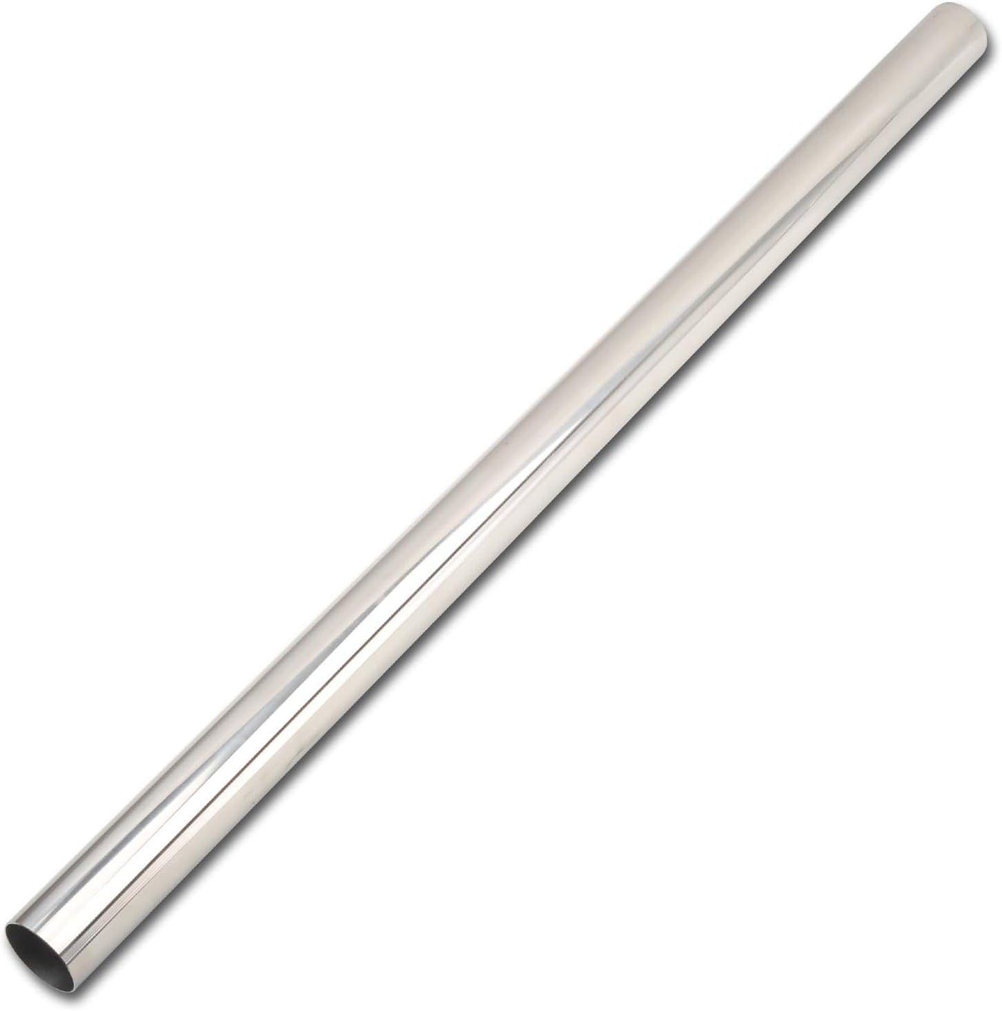 Tubo escape recto acero inox T304 45" ajuste universal