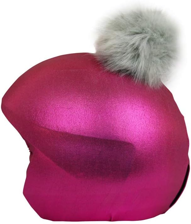 Funda universal para casco rosa y gris