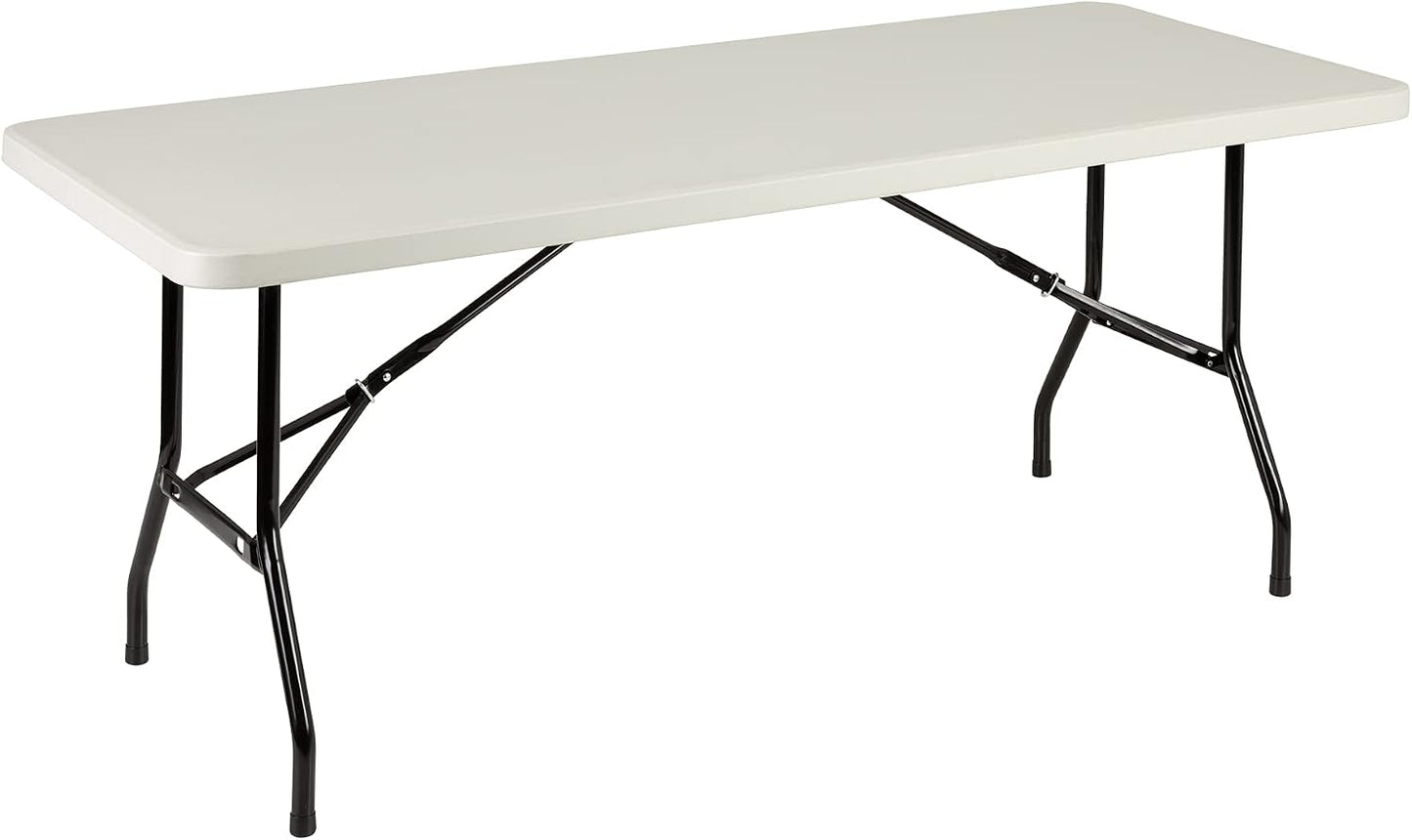 Mesa entrenamiento plegable plástico 6ft rectangular gris