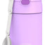 Tarro alimento acero inox 16oz con cuchara plegable morado