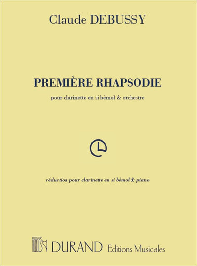Debussy Rhapsodie Primera - Partitura para Piano y Orquesta