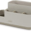 Organiz. baño EasyStore para cepillos y pasta Ecru