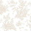 Rollo papel tapiz campiña 20.5" x32.7ft beige/blanco