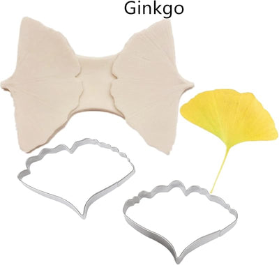 Set 8 moldes silicona cortador flores acero inox cupcakes