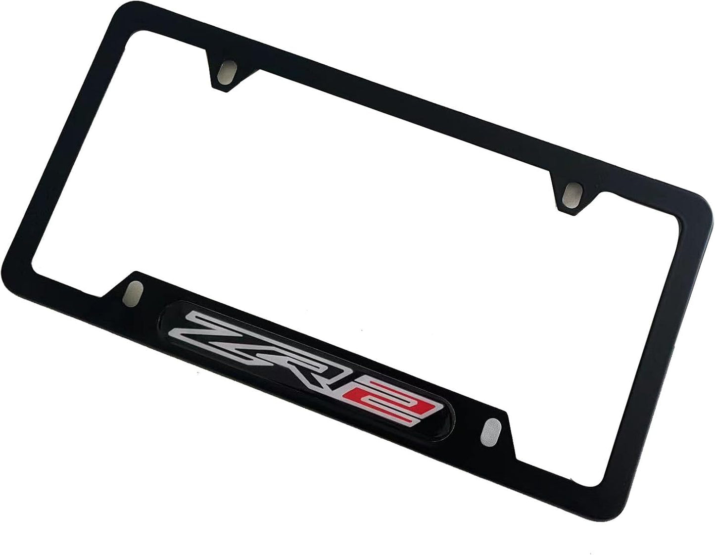 Soporte marco matrícula para Colorado ZR2 negro