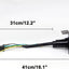 Conector múltiple 4 vías a 7 vías para remolque