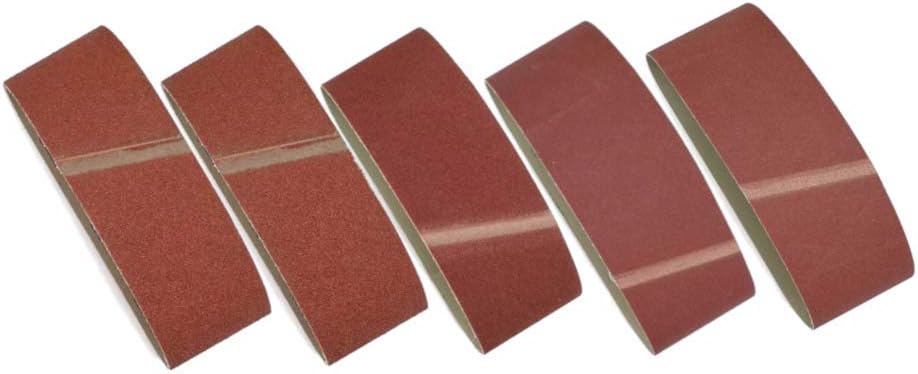 Cinturón lijado 3x24 pulg granos 60-180 óxido aluminio
