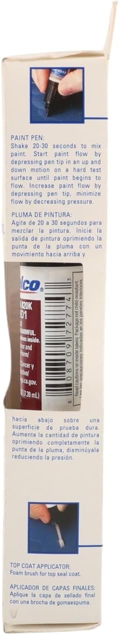 Pintura retoque 4en1 0.5oz bolígrafo rojo