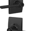 Manilla puerta cerradura llave color negro mate