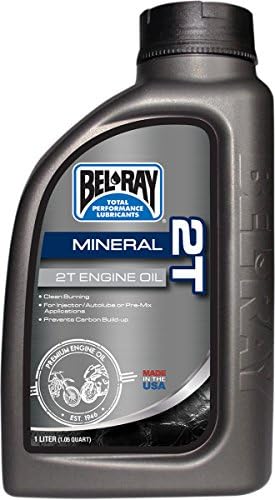 Aceite mineral motor 2T 1l color negro