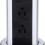 Regleta empotrada 3 enchufes USA 2 USB para cocina oficina