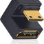 Adaptador HDMI 180 grados 8K 60Hz para cámaras y proyectores