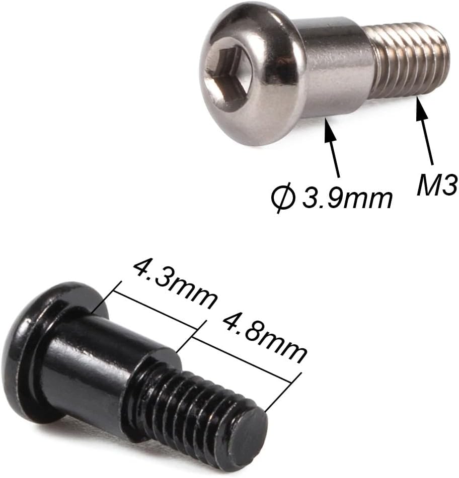 Tornillo hombro kingpin acero eje óptico Capra SCX10 CJ-7