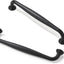 10 Manijas Gabinete Negro Mate 5/128mm para Cocina