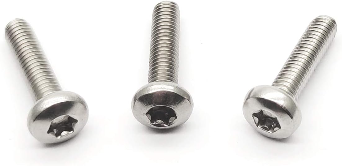 Tornillos Torx Acero Inox M6 0.984pulg 30pcs