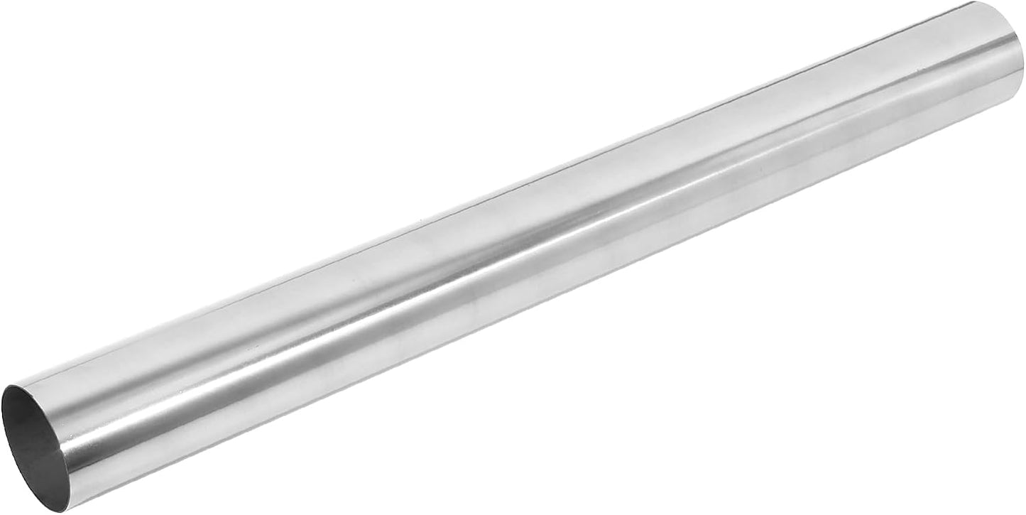 Tubo escape recto 30pulg acero inox t304 ajuste universal