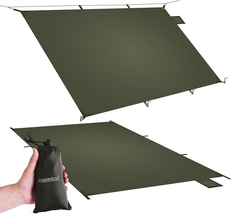 Huella ultraligera silnylon impermeable 98x55" camping
