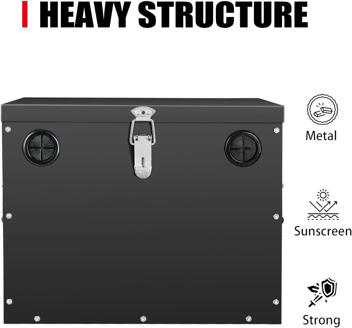 Caja batería 12V coche RV barco acero ensamblado grupo