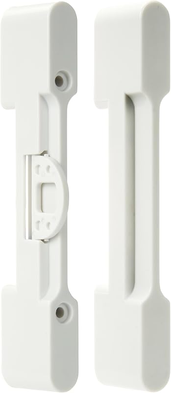 Asa retráctil puerta mosquitera con pestillo seguro blanco