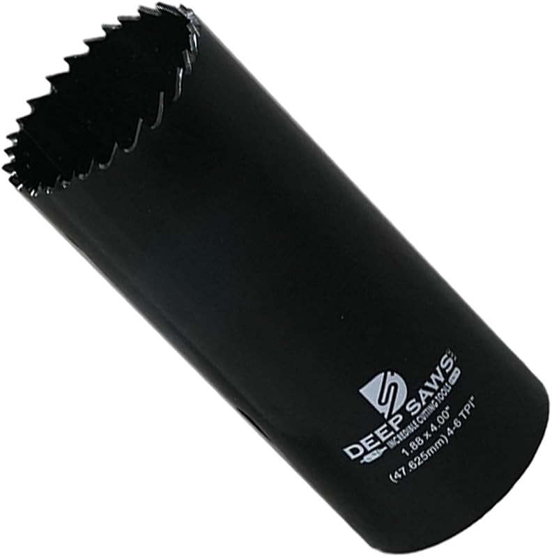 Sierra perforadora 4-6 TPI 4" acero inox aluminio madera